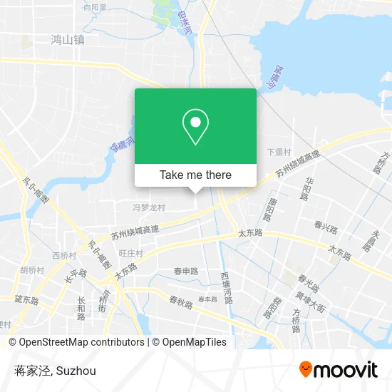 蒋家泾 map