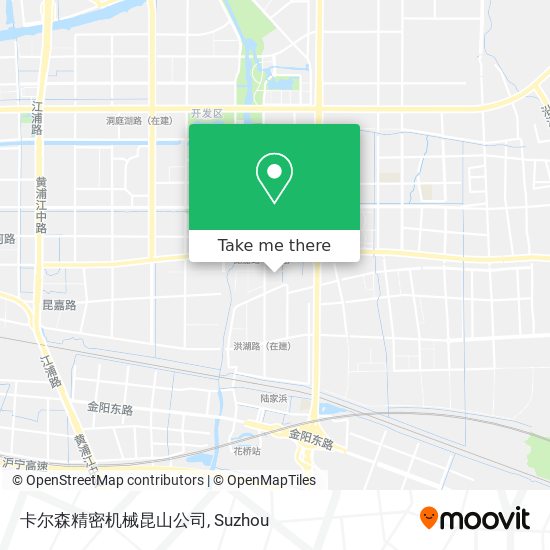 卡尔森精密机械昆山公司 map