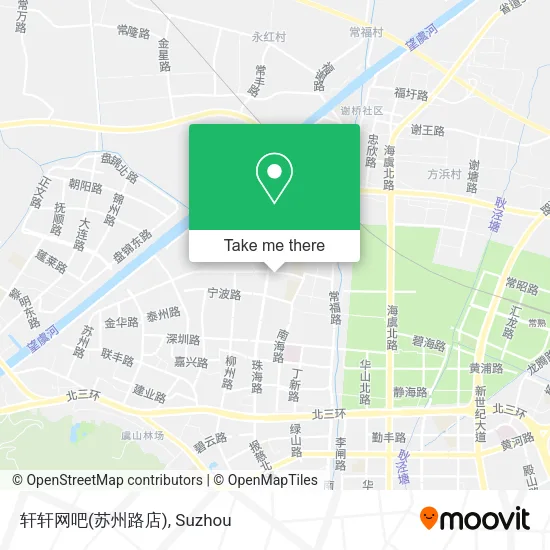 轩轩网吧(苏州路店) map