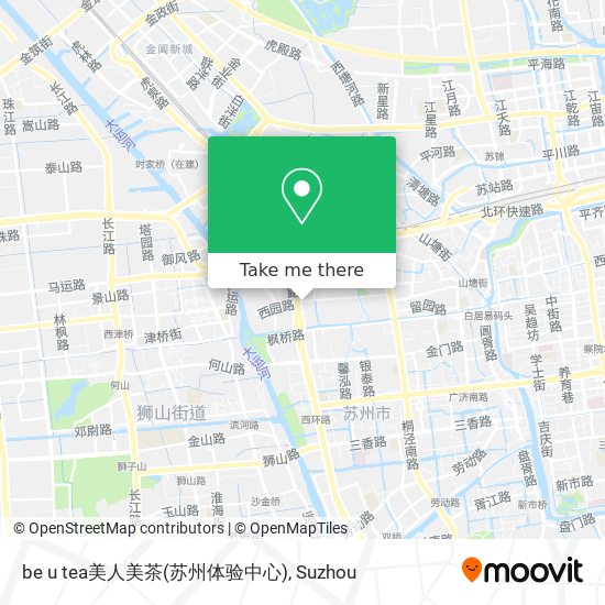 be u tea美人美茶(苏州体验中心) map