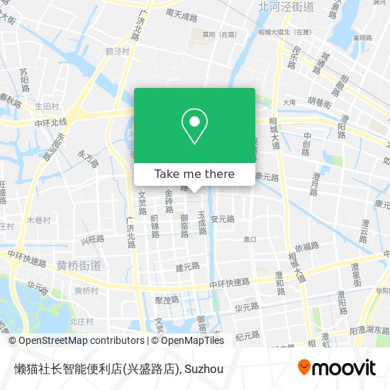 懒猫社长智能便利店(兴盛路店) map
