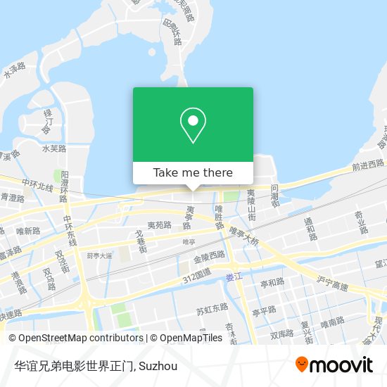 华谊兄弟电影世界正门 map