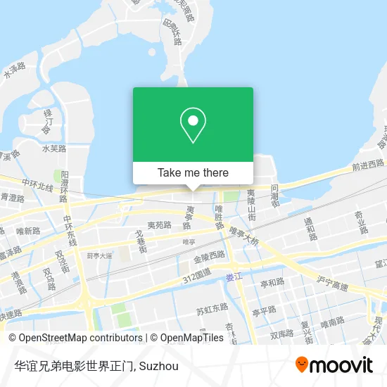 华谊兄弟电影世界正门 map