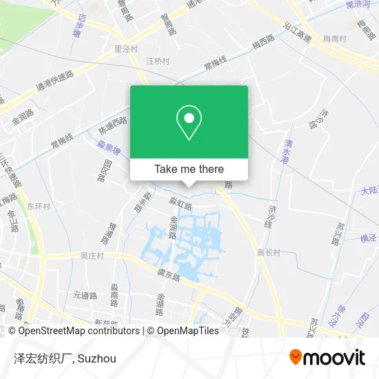 泽宏纺织厂 map