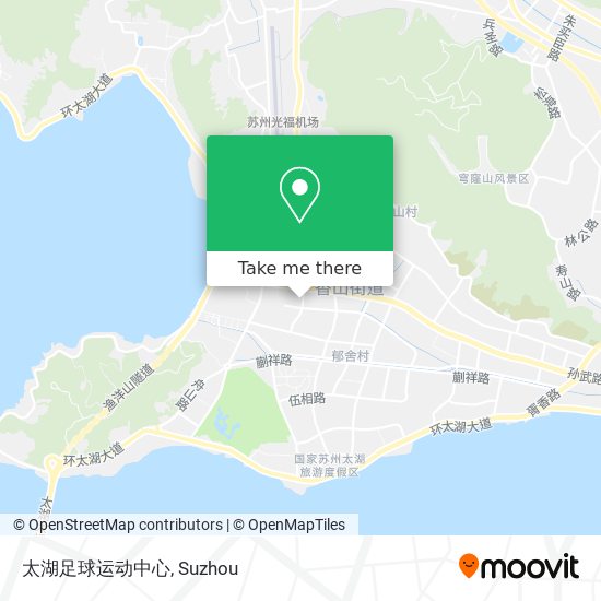 太湖足球运动中心 map