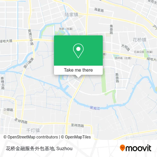 花桥金融服务外包基地 map