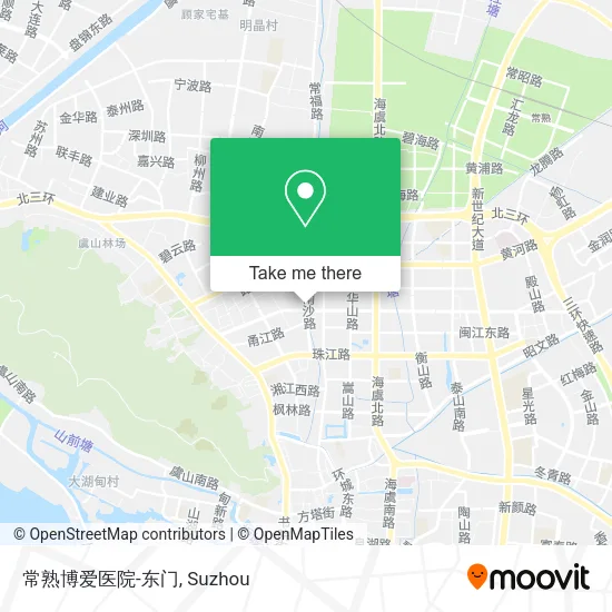 常熟博爱医院-东门 map