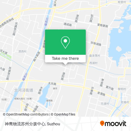 神鹰物流苏州分拨中心 map