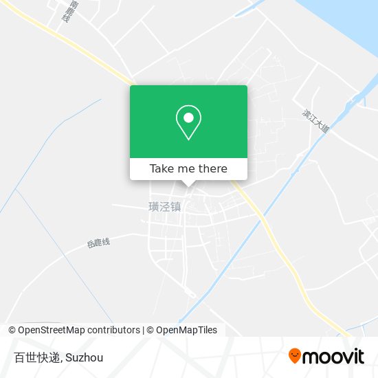 百世快递 map