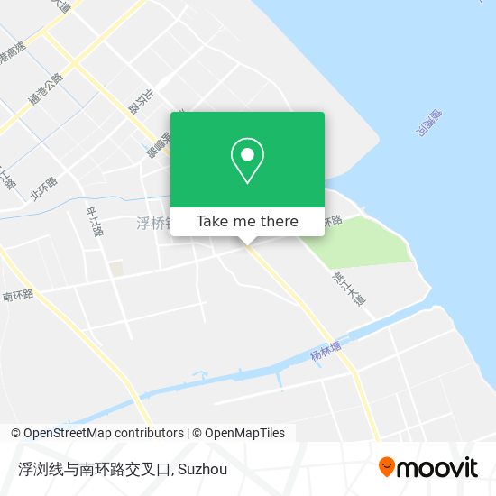 浮浏线与南环路交叉口 map