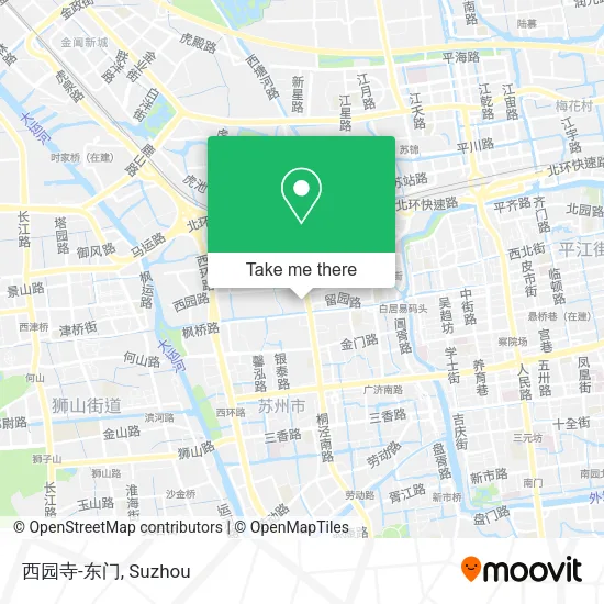 西园寺-东门 map