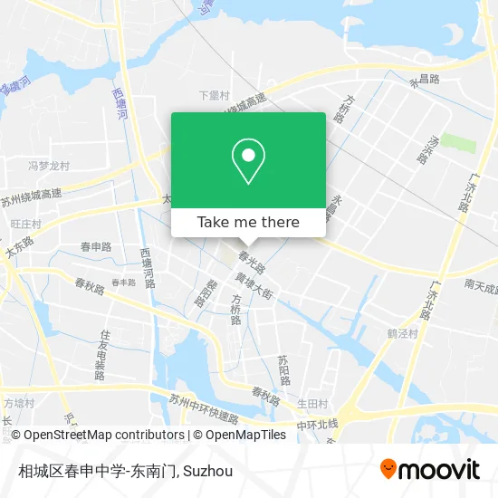 相城区春申中学-东南门 map