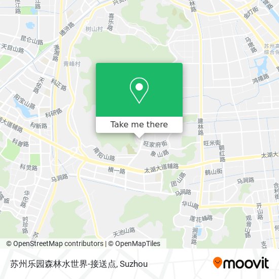 苏州乐园森林水世界-接送点 map