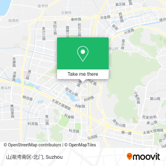 山湖湾南区-北门 map
