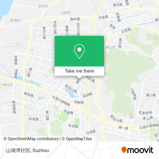 山湖湾社区 map