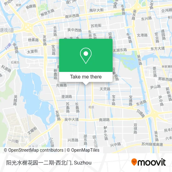 阳光水榭花园一二期-西北门 map