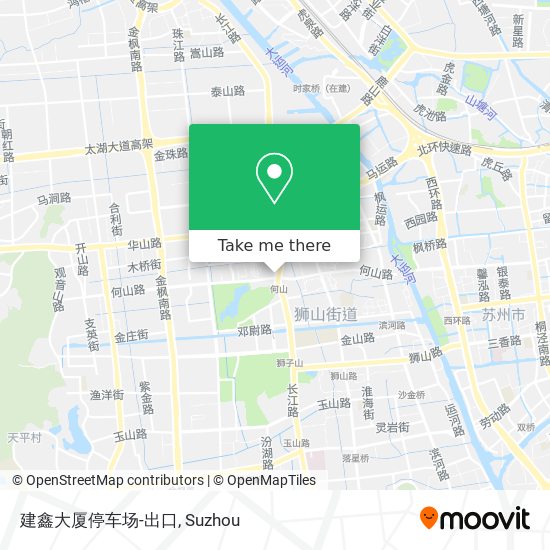 建鑫大厦停车场-出口 map