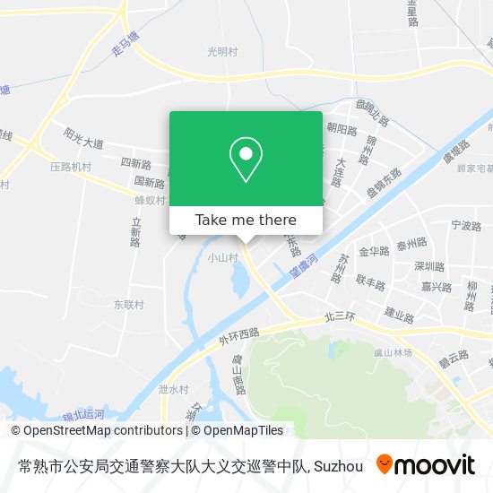 常熟市公安局交通警察大队大义交巡警中队 map