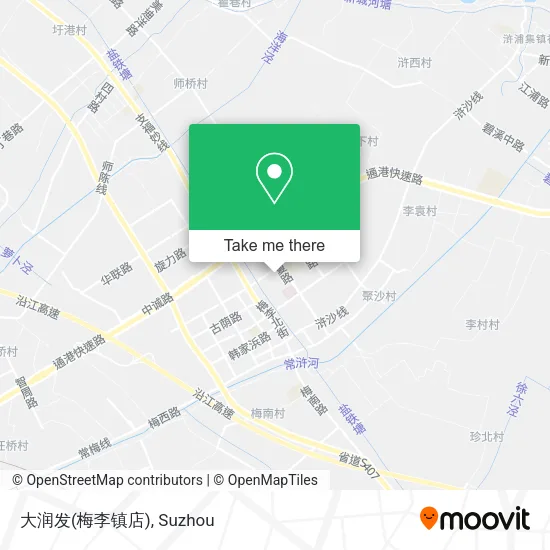 大润发(梅李镇店) map