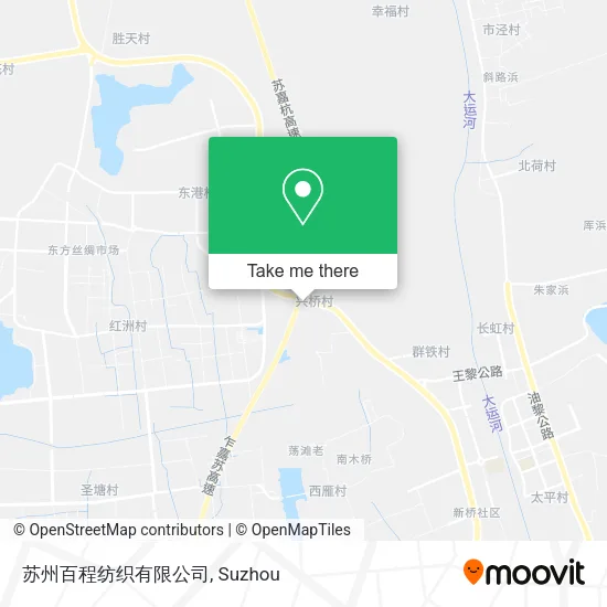 苏州百程纺织有限公司 map