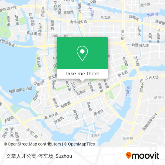 文萃人才公寓-停车场 map