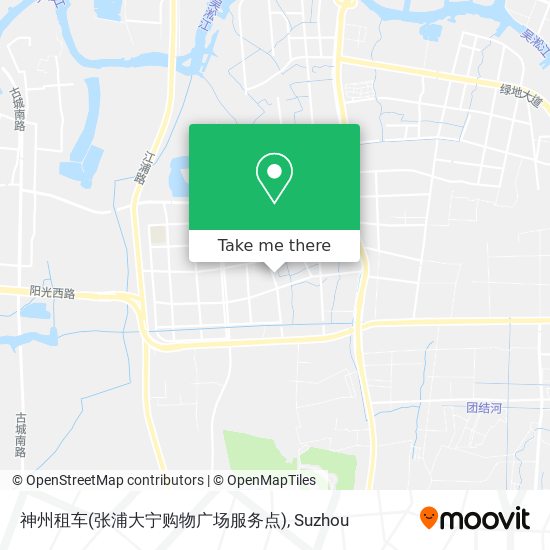 神州租车(张浦大宁购物广场服务点) map