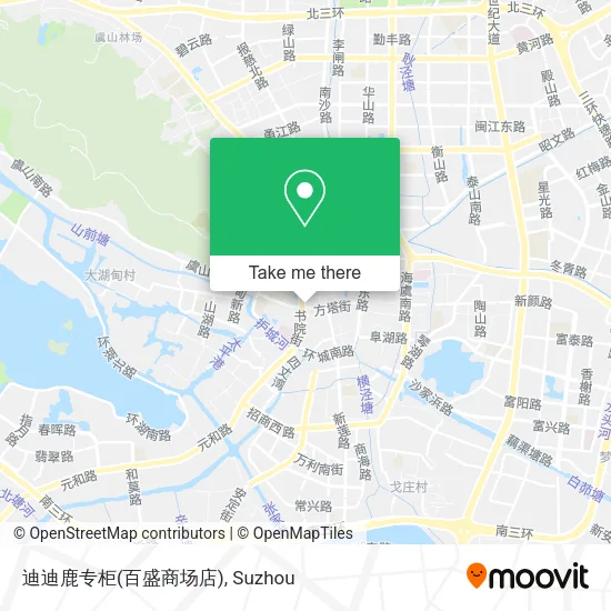 迪迪鹿专柜(百盛商场店) map