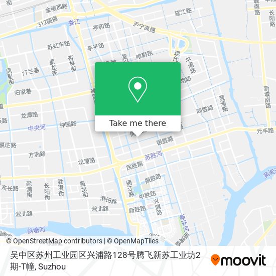 吴中区苏州工业园区兴浦路128号腾飞新苏工业坊2期-T幢 map