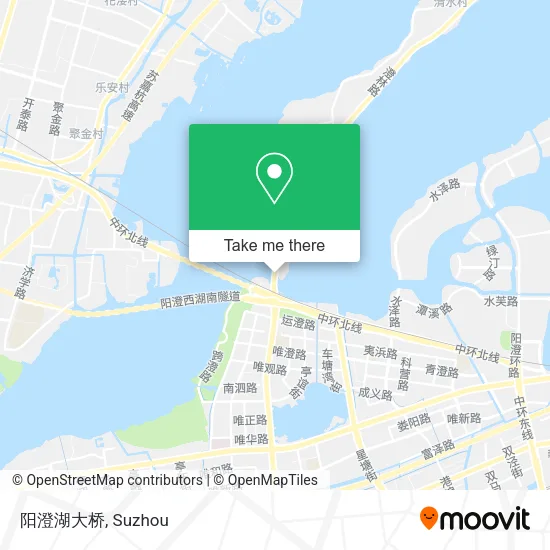阳澄湖大桥 map