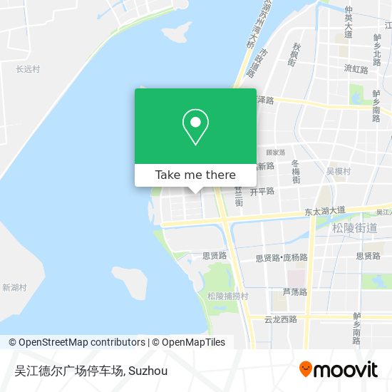 吴江德尔广场停车场 map