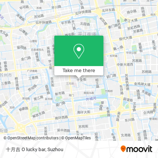 十月吉 O lucky bar map