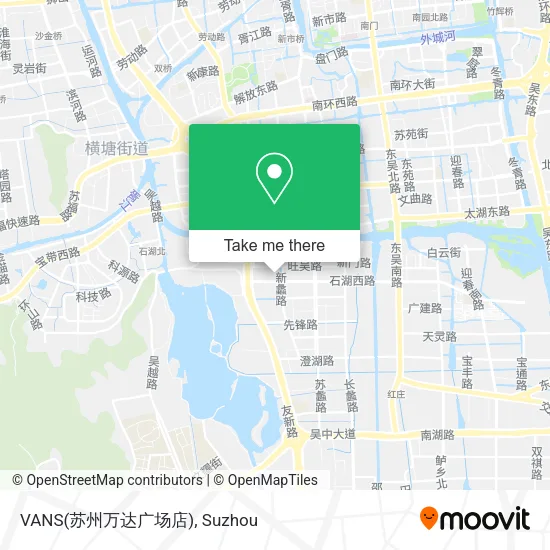 VANS(苏州万达广场店) map