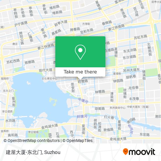 建屋大厦-东北门 map