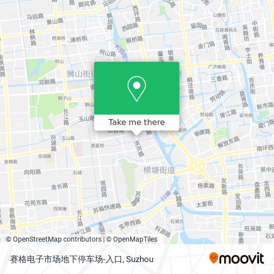 赛格电子市场地下停车场-入口 map