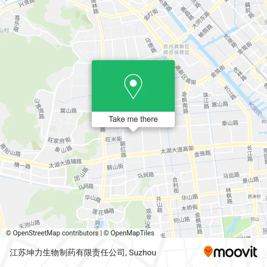 江苏坤力生物制药有限责任公司 map