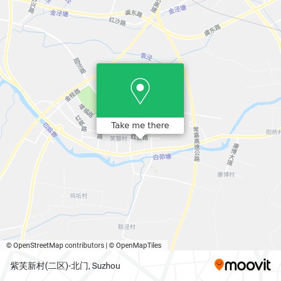 紫芙新村(二区)-北门 map