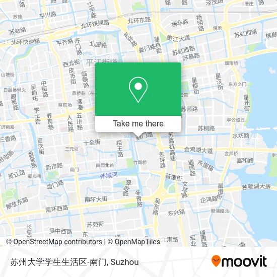 苏州大学学生生活区-南门 map