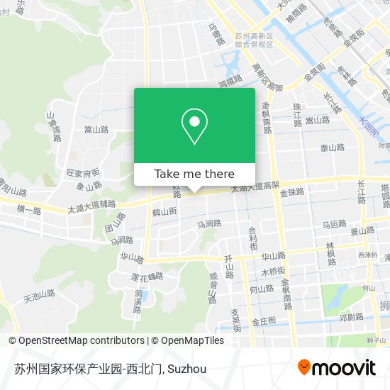 苏州国家环保产业园-西北门 map