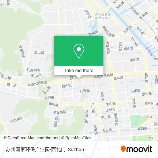 苏州国家环保产业园-西北门 map