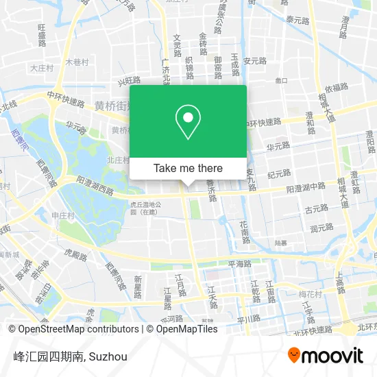 峰汇园四期南 map