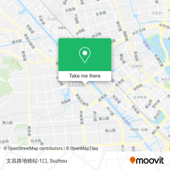 文昌路地铁站-1口 map