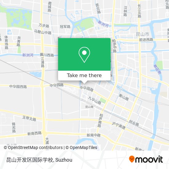 昆山开发区国际学校 map