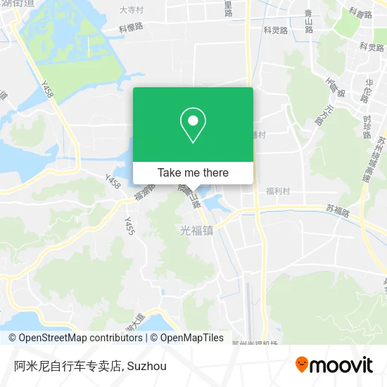阿米尼自行车专卖店 map