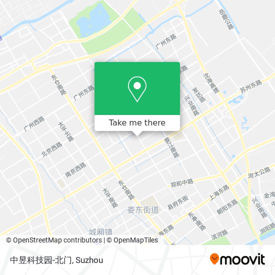中昱科技园-北门 map