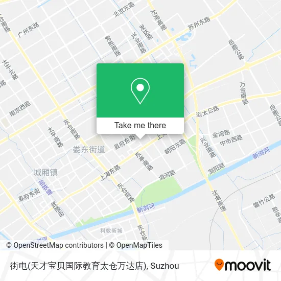 街电(天才宝贝国际教育太仓万达店) map