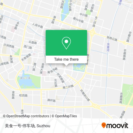 美食一号-停车场 map