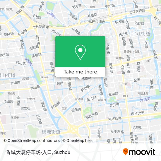 胥城大厦停车场-入口 map