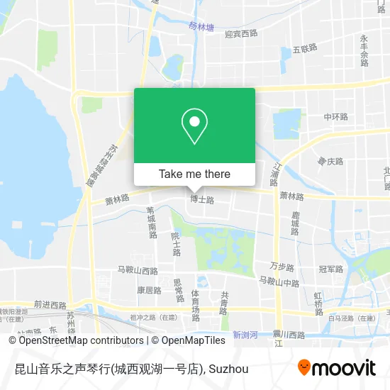 昆山音乐之声琴行(城西观湖一号店) map