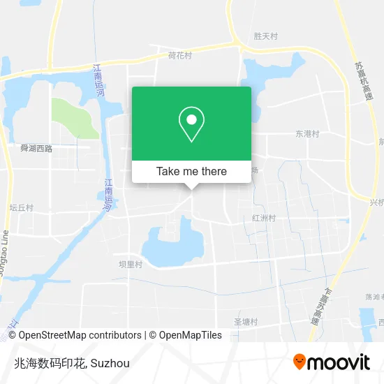 兆海数码印花 map