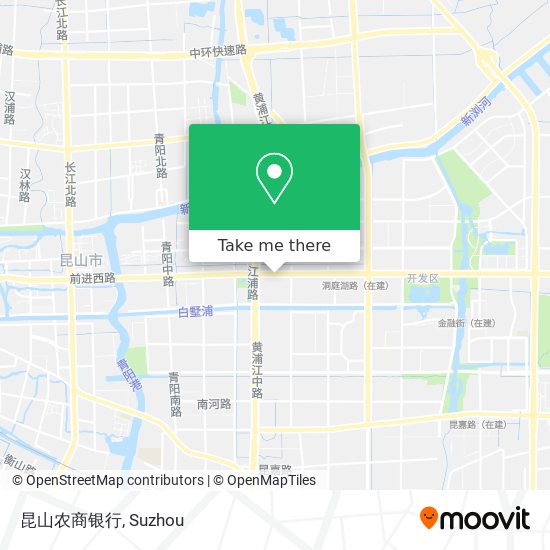 昆山农商银行 map